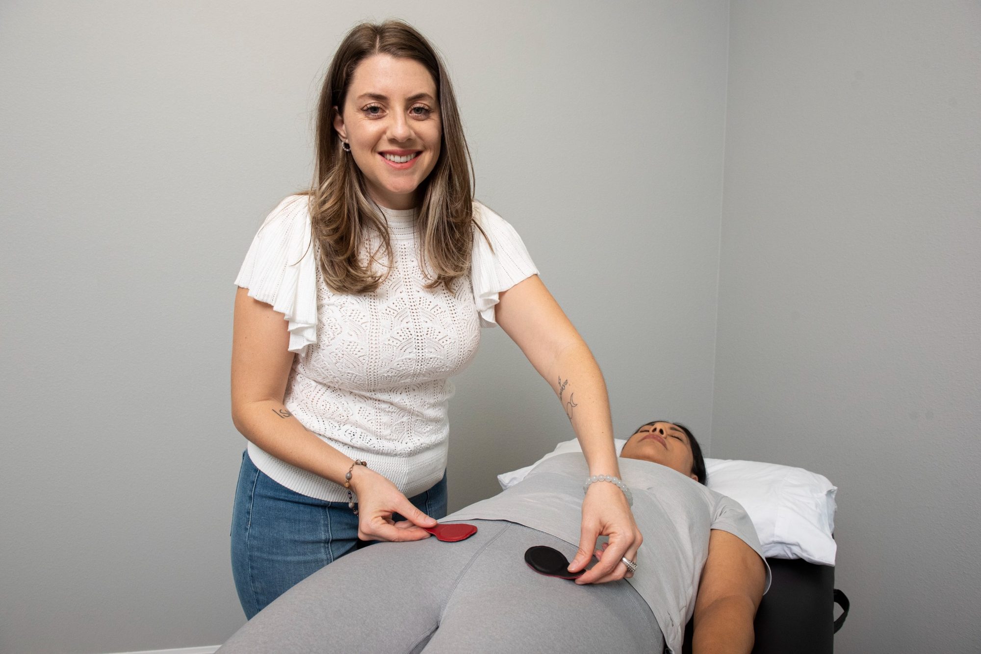 Biomagnetic Pair Therapy session at Bloom & Balance Wellness in Leander, Texas